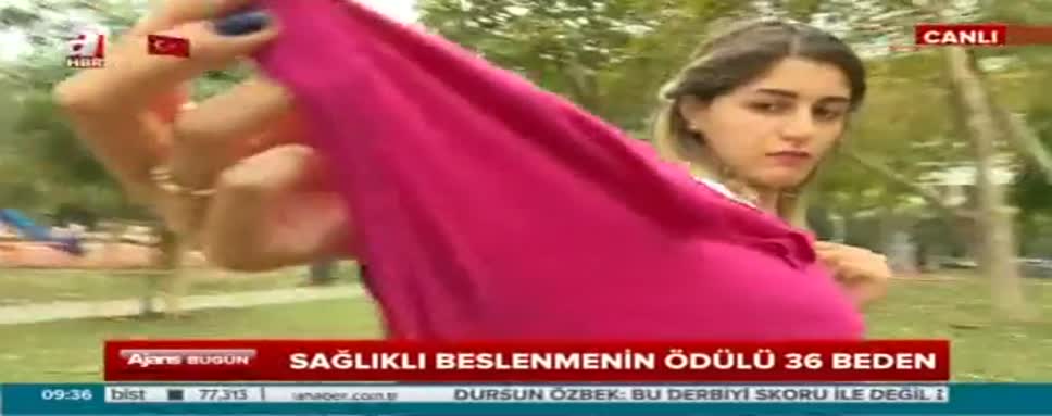 Sağlıklı beslenmenin ödülü 36 beden