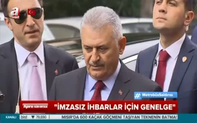 Başbakan Yıldırım, FETÖ'de imzasız ihbarlarla ilgili net konuştu