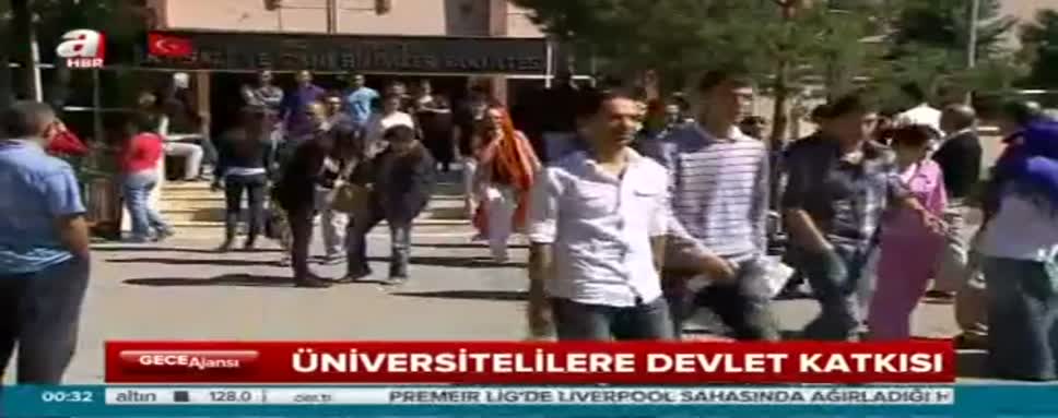 Üniversitelilere devlet katkısı