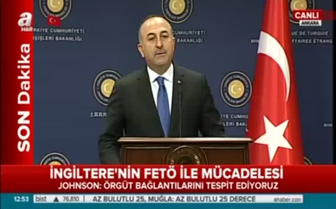 Mevlüt Çavuşoğlu'ndan ABD'ye sert tepki