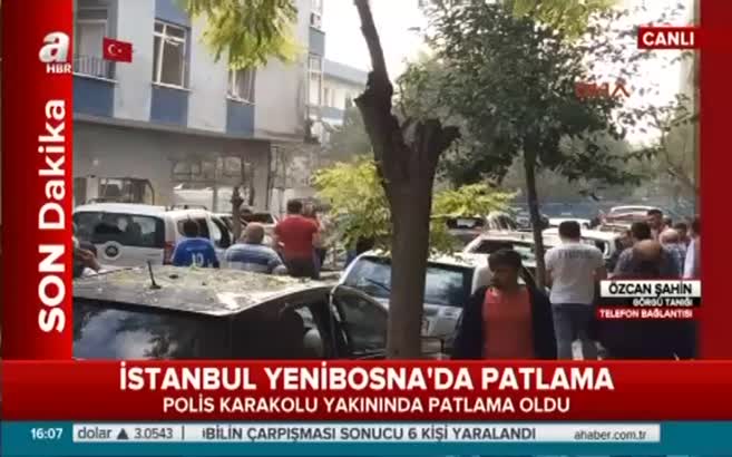 Yenibosna'da patlama! A Haber muhabiri detayları aktardı