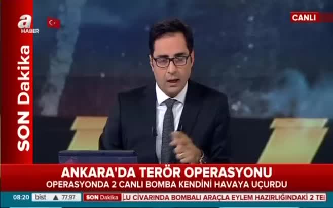 Ankara'da 2 canlı bomba kendini patlattı