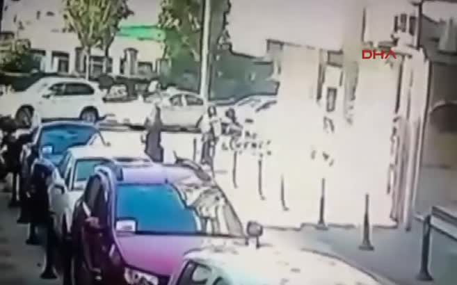 Üniversiteli genç kızın can verdiği kamyon kazası güvenlik kamerasında!