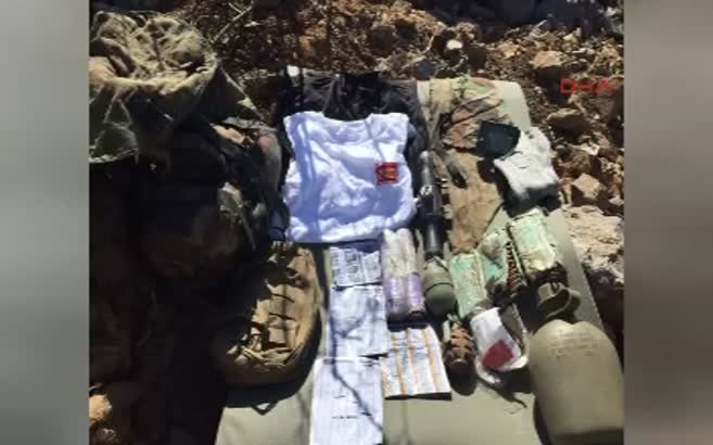 PKK’lılar arkalarına bile bakmadan kaçtılar