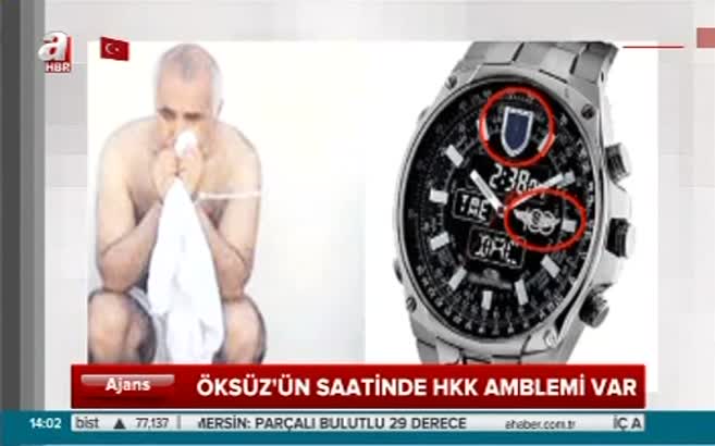 Adil Öksüz’ün saatinde dikkat çeken detay