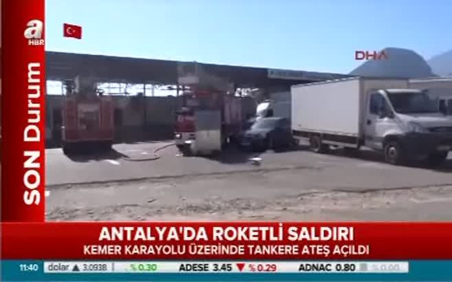 Teröristlerden roketli saldırı
