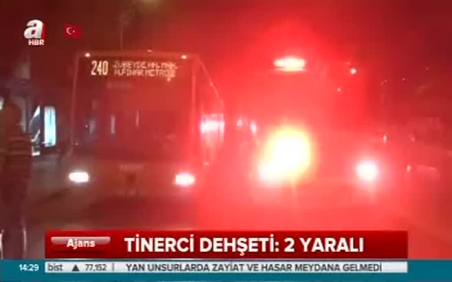 Tinerci tinerle iki kişiyi yaktı
