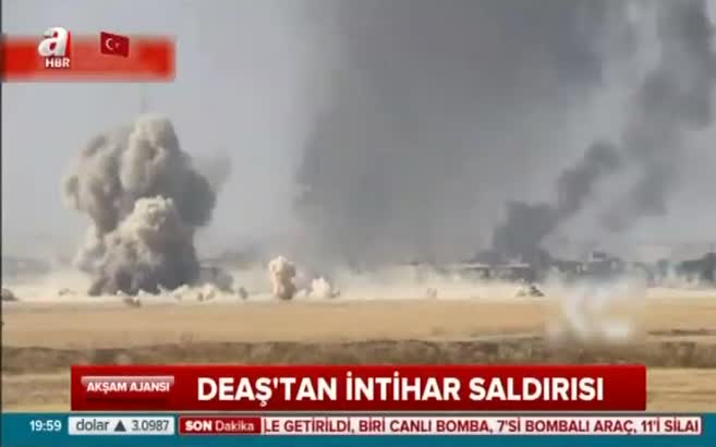DEAŞ militanları Musul'da intihar saldırısı düzenledi