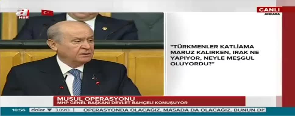 Devlet Bahçeli'den Musul operasyonu yorumu!