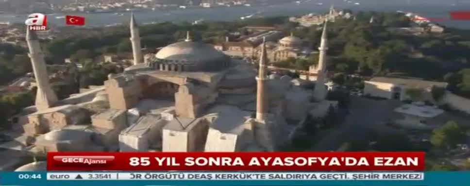 Ayasofya'ya imam atandı