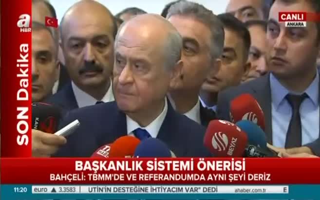 Devlet Bahçeli'den 'başkanlık' açıklaması