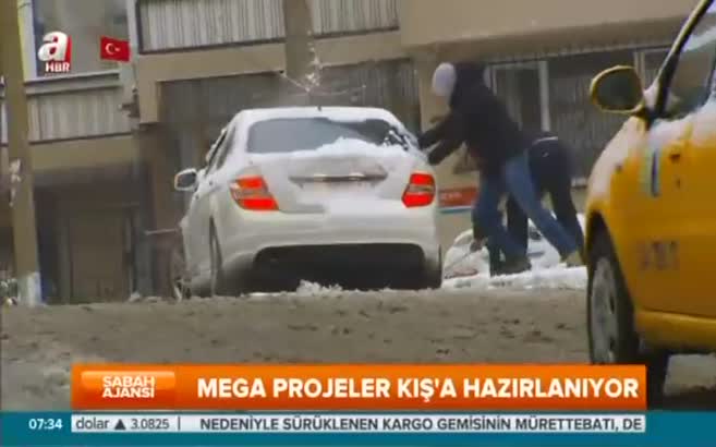Yavuz Sultan Selim Köprüsü'ne kış ayarı