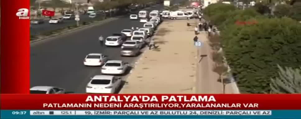 Antalya'da patlama! Emniyet Müdürü açıklama yaptı