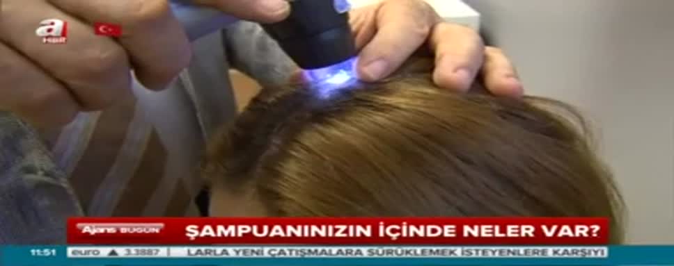 Şampuandaki kimyasallara dikkat!