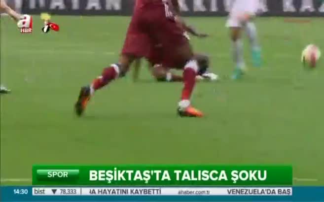 Beşiktaş'ta Talisca şoku