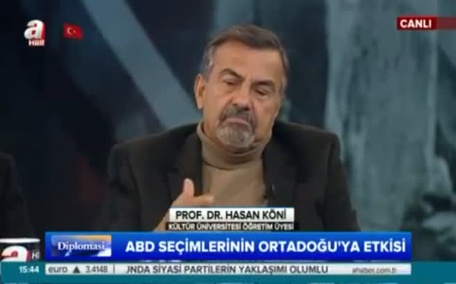 Prof.Dr. Hasan Köni: ABD’nin asıl amacı İsrail’in güvenliği