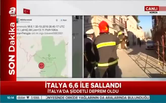 İtalya'da deprem!