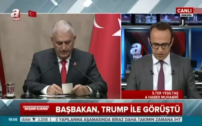 Başbakan Yıldırım Trump'ı arayarak tebrik etti