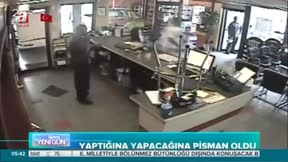 Öfkeli müşteriye dayak!