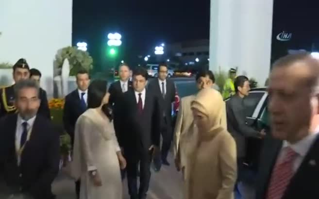 Cumhurbaşkanı Recep Tayyip Erdoğan Pakistan'da
