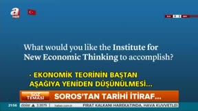 Soros’tan tarihi itiraf!