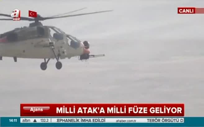Milli ATAK'a milli füze geliyor