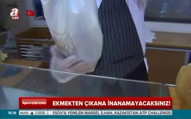 Jiletli ekmek tüyleri diken diken etti