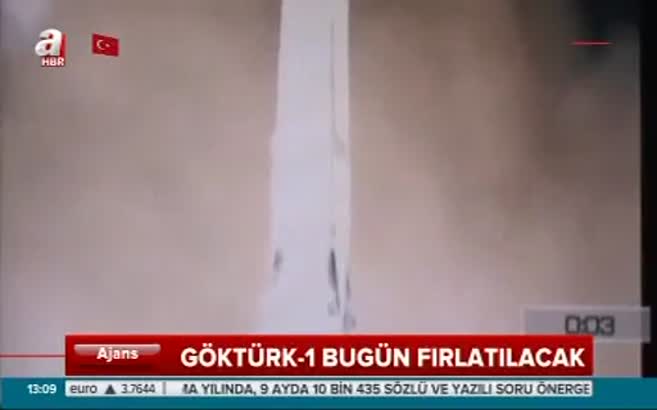 Göktürk-1 uzay yolculuğuna başlıyor