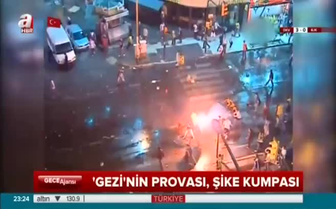 'Gezi'nin provası derbide yapılmış!