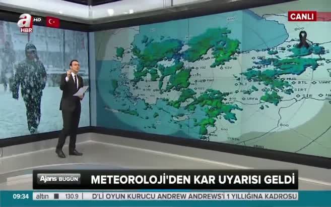İstanbul'a kar uyarısı geldi