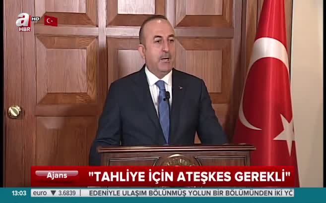 Mevlüt Çavuşoğlu: Halep konusunda samimi değiller