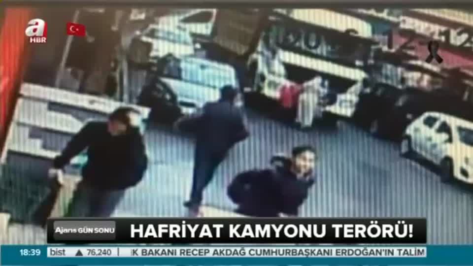 Hafriyat kamyonu yine dehşet saçtı!