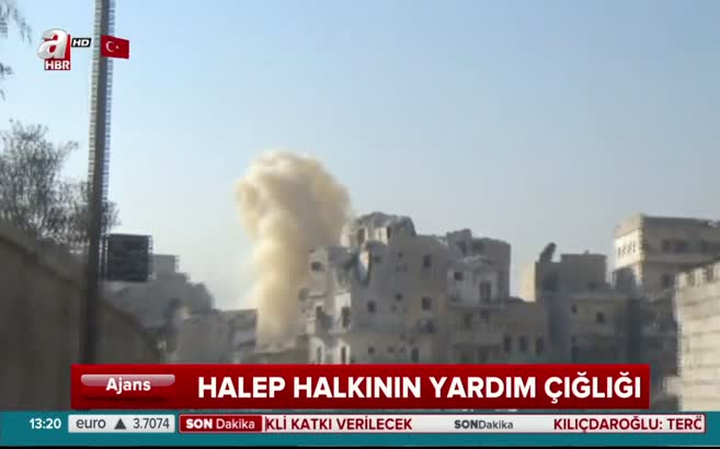 Halep halkının yardım çığlığı