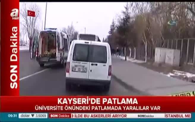 Kayseri'de patlama! Otobüste öğrenci ve askerler var