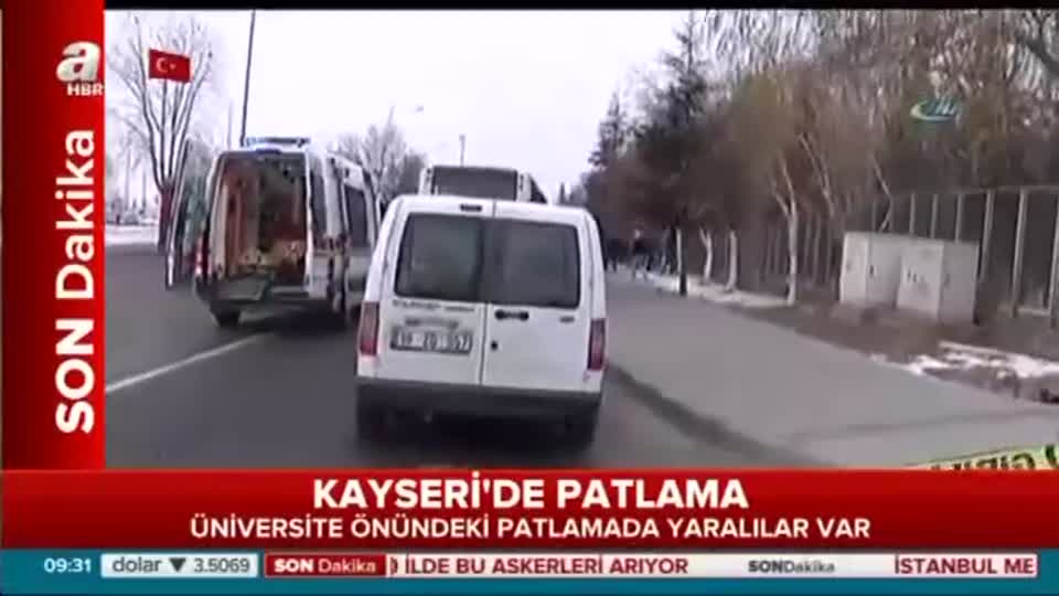 Kayseri'de patlama! Otobüste öğrenci ve askerler var