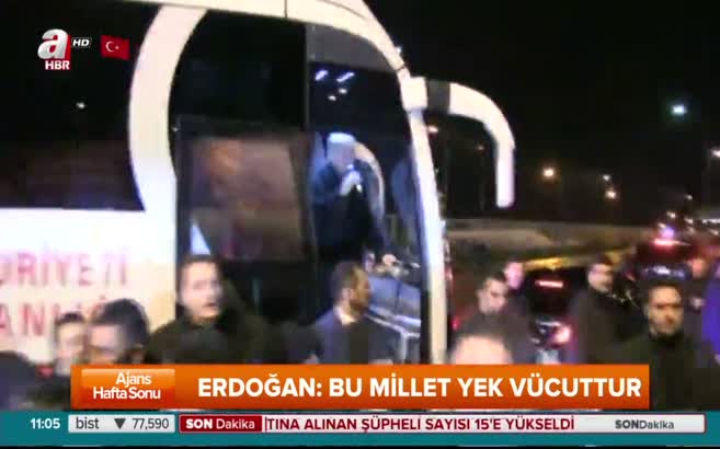 Cumhurbaşkanı Erdoğan: Bu millet yek vücuttur