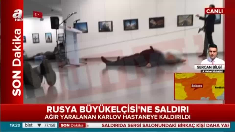 Ankara'da Rus Büyükelçiye silahlı saldırı