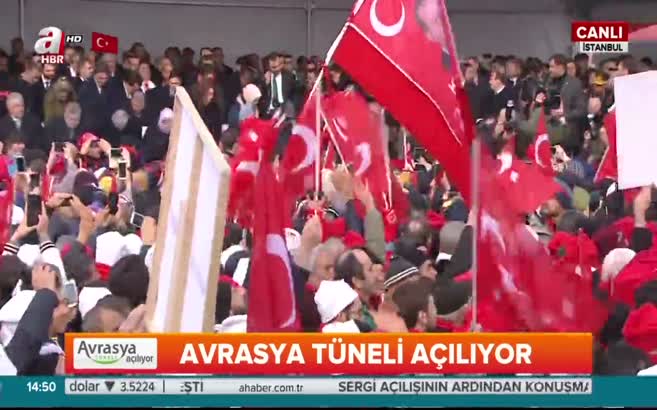 Avrasya Tüneli açılışında Kur'an-ı Kerim tilaveti