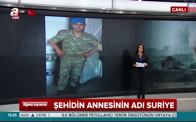 Suriye adlı annenin Suriye şehidi oğlu