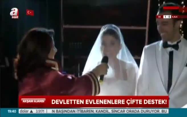 Devletten evlenenlere çifte destek!