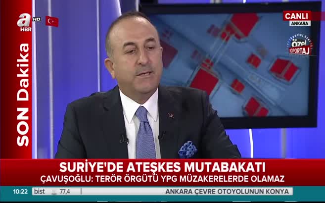 Çavuşoğlu: ABD, YPG'ye silah desteği veriyor nokta!