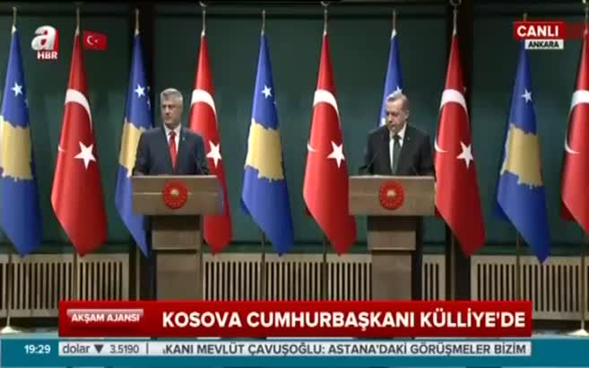 Taçi: Erdoğan dünyanın 1'inci lideridir