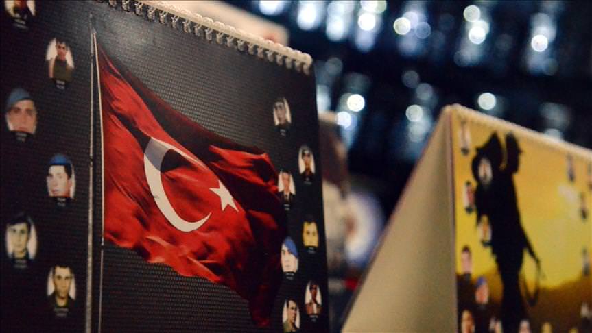 Şehitlerin hatıraları takvim yapraklarında yaşatılacak