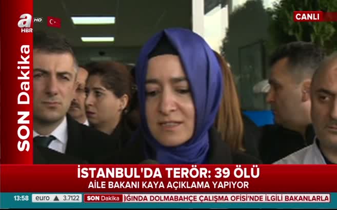 Aile ve Sosyal Politikalar Bakanı Kaya saldırıyla ilgili konuştu