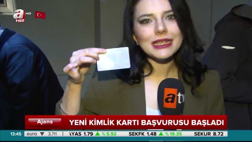 Yeni kimlik kartı başvuruları başladı