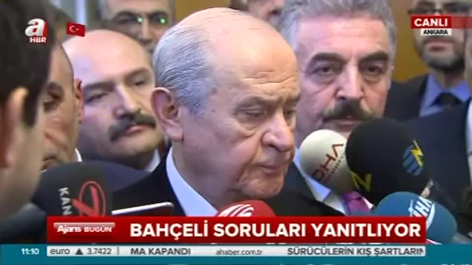 Bahçeli: Meclis'te de referandumda da evet diyeceğim