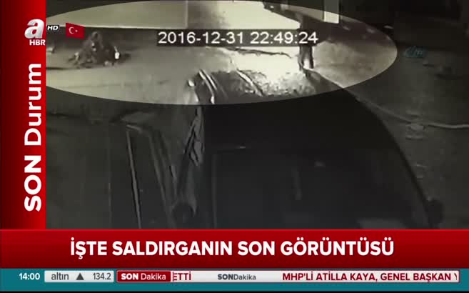 Ortaköy saldırganının son görüntüsü
