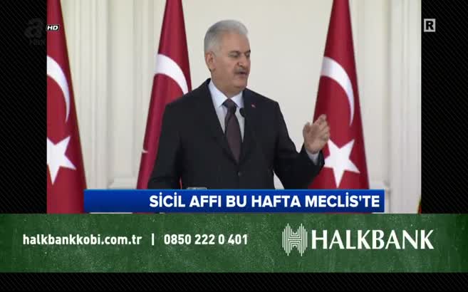 Başbakan Yıldırım’dan sicil affı müjdesi