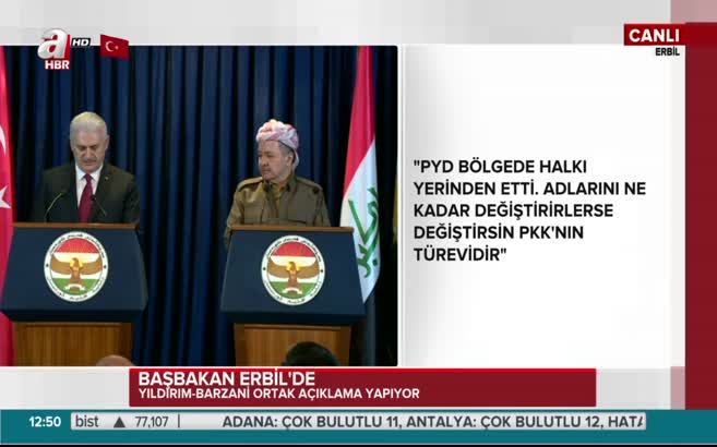 Başbakan Erbil'deki FETÖ okullarının kapatılmasına teşekkür etti