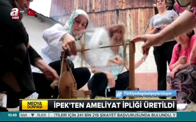 ‘Bursa ipliği’nden ameliyat ipliği üretildi